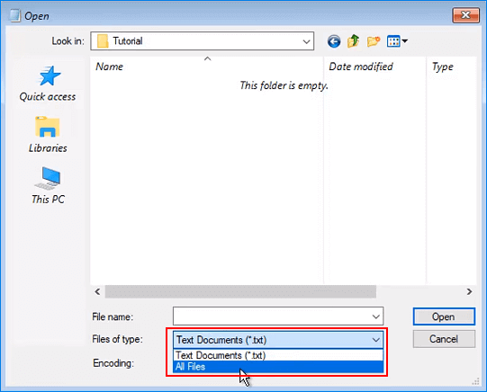 USB 설치 프로그램을 통해 부팅 할 수없는 창에서 파일에 액세스6