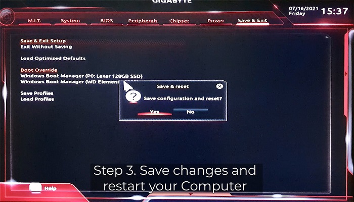 Windows 11에서 복제된 하드 드라이브에서 부팅