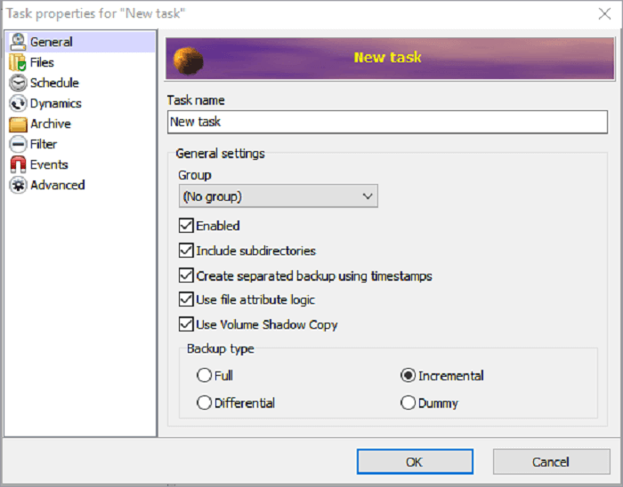 코빈 증분 백업