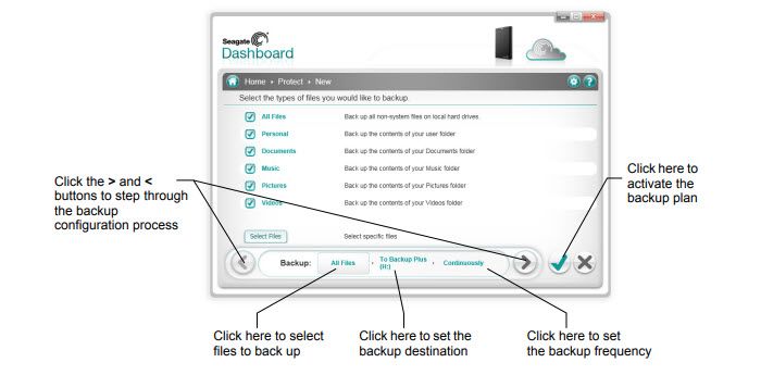 새 백업 만들기