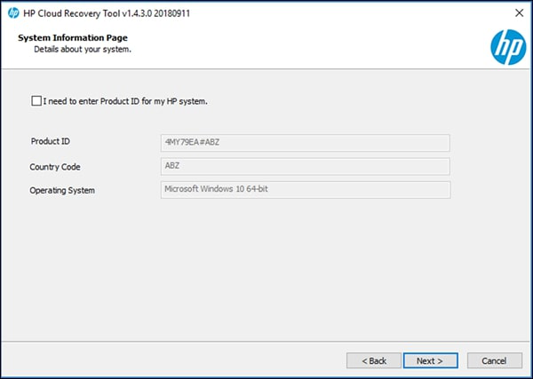 HP클라우드 복구 도구 사용하기4