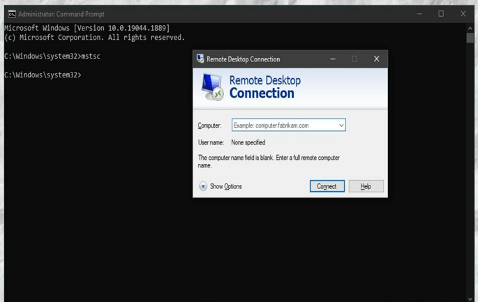 mstsc 명령 추천 이미지
