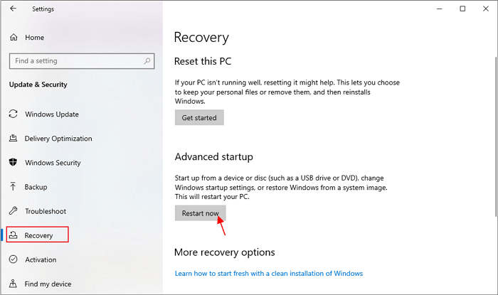 Windows 업데이트 열기