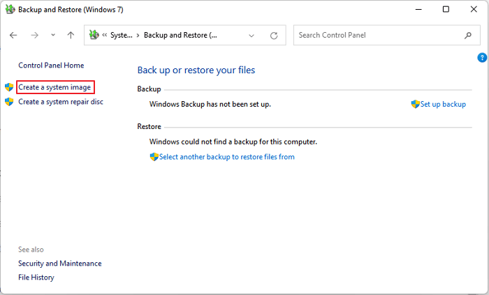 시스템 이미지 생성