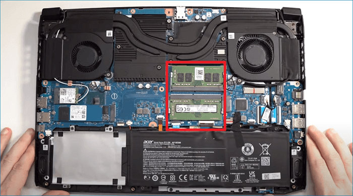 Acer Nitro 5 노트북의 SSD 업그레이드-EaseUS