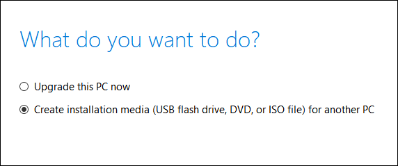 설치 미디어 만들기