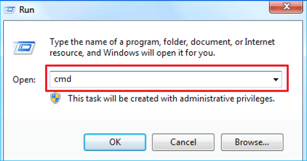 cmd를 입력하세요