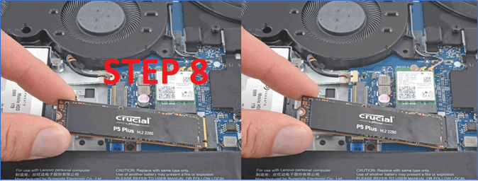 SSD가 다시 들어왔습니다.