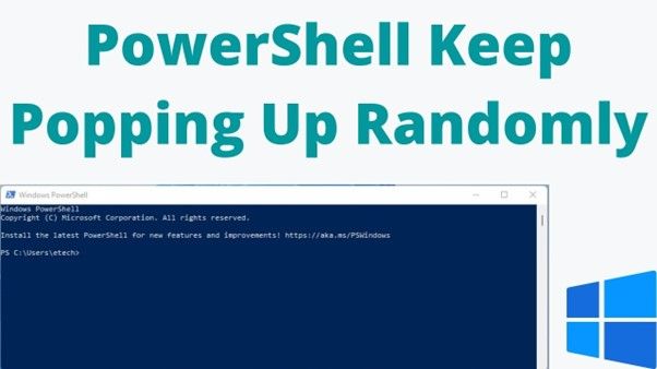 Windows powershell이 계속 팝업되는 문제 수정