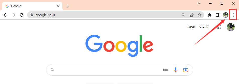 세 개의 수직 점