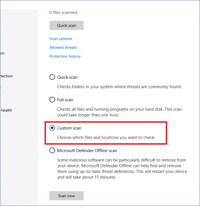 사용자 정의 검사
