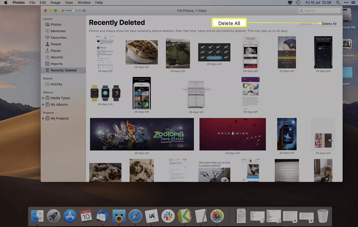 모두 삭제를 클릭하세요