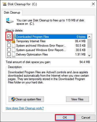Disk Cleanup