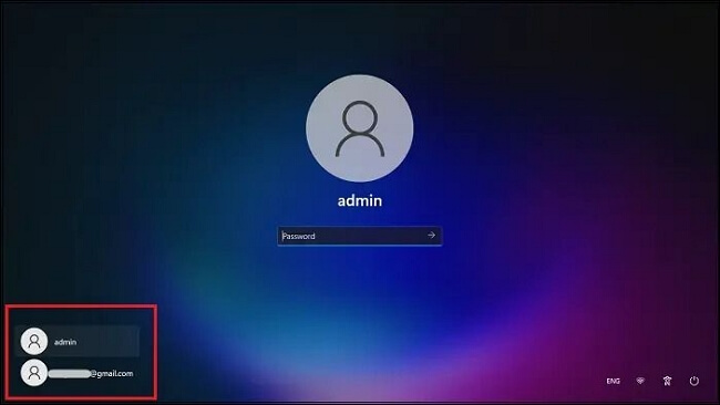 다른 관리자 계정 사용