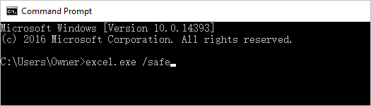 엑셀 안전 모드