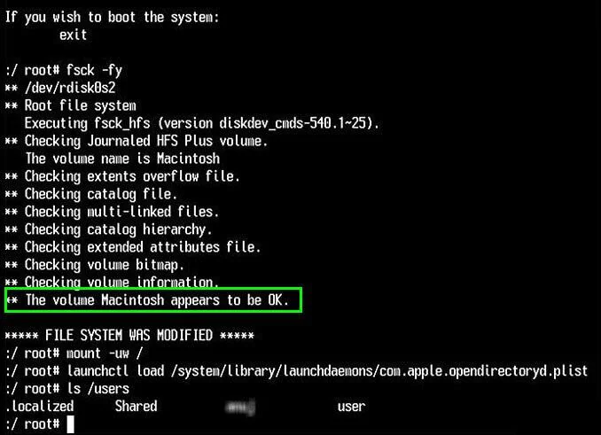 볼륨 Macintosh는 괜찮은 것 같습니다.