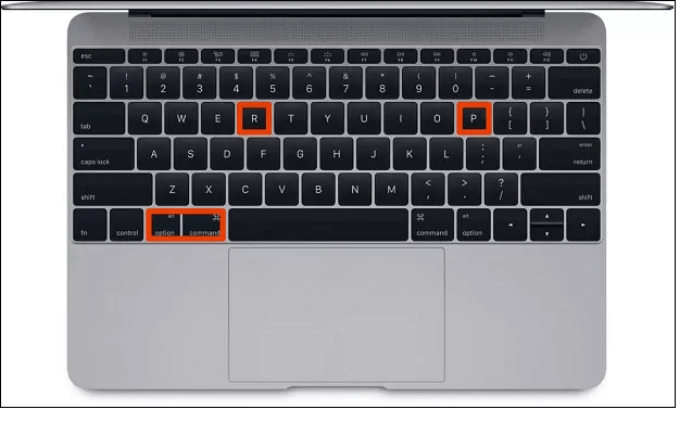 커맨드 + 옵션 + P + R