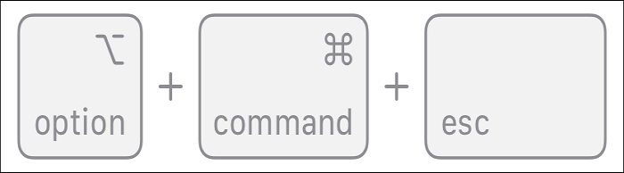 Mac에서 강제 종료 단축키