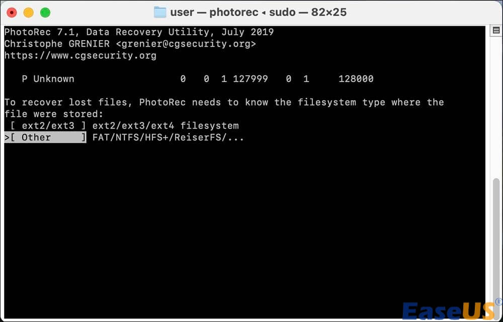 파일 구조 식별
