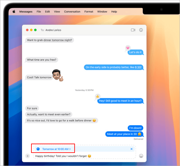 macos 세쿼이아 아이메세지