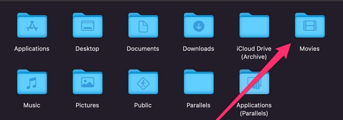 영화 폴더에서 iMovie 프로젝트 복원