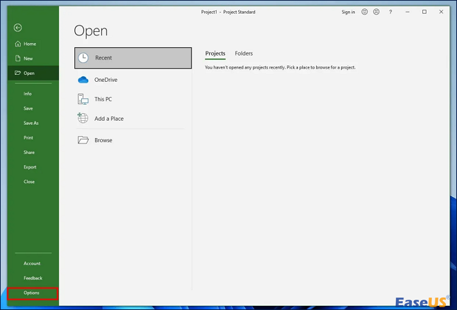 가장 최근의 mpp 파일을 선택하세요