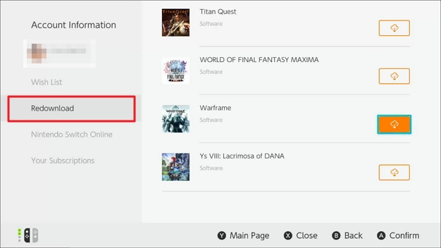 eShop에서 젤다 게임 데이터 다시 다운로드