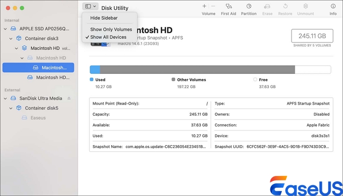 모든 장치 표시