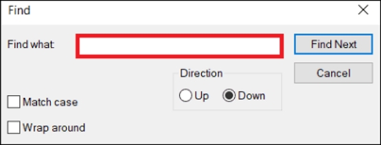 다음 찾기를 누른다