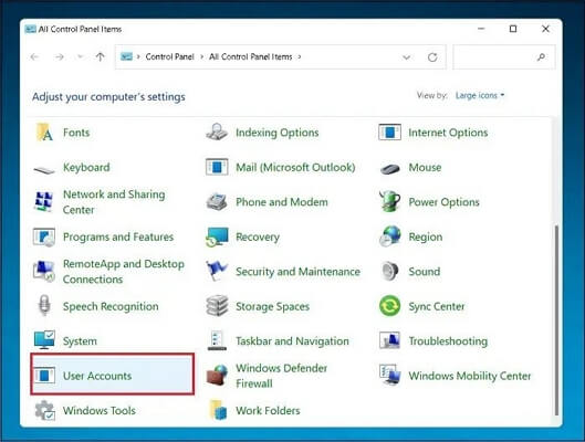 사용자 계정 Windows