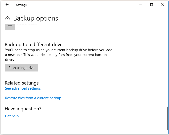 파일 히스토리 백업