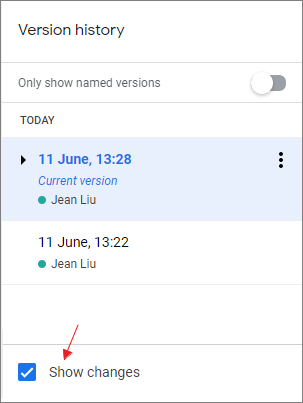저장되지 않은 Google 문서 문서 복구 2단계