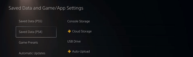 백업에서 PS5 게임 데이터 복구 - 2