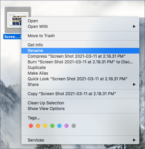 파일 확장자를 변경하여 Mac에서 JPEG를 복구하세요.