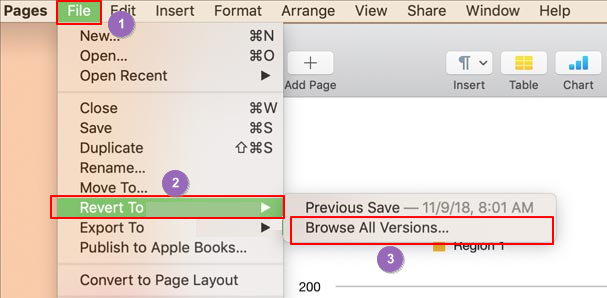 파일의 모든 버전 찾아보기