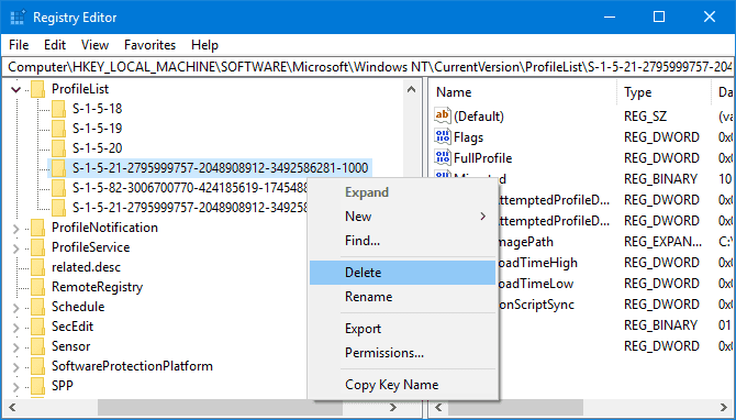 사용자 프로필 복구3