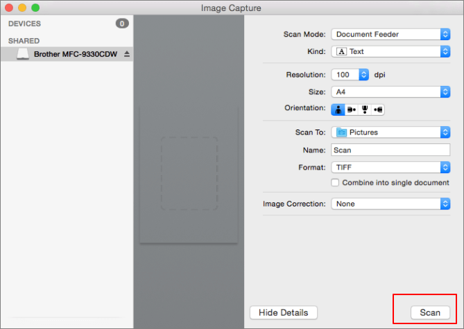 Mac에서 파일 스캔