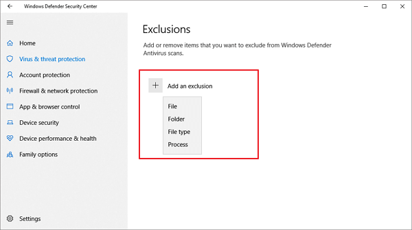 Windows Defender 자동 삭제 중지 - 2