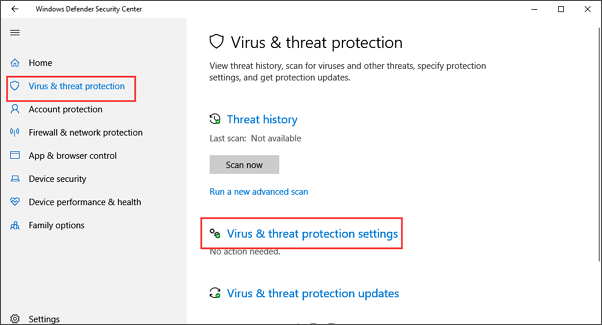 Windows Defender 자동 삭제 중지 -1