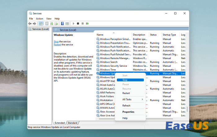 중지를 선택하세요