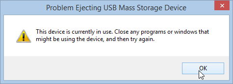 '이 장치는 현재 사용 중입니다' 오류를 수정하고 USB를 안전하게 제거하는 방법-EaseUS