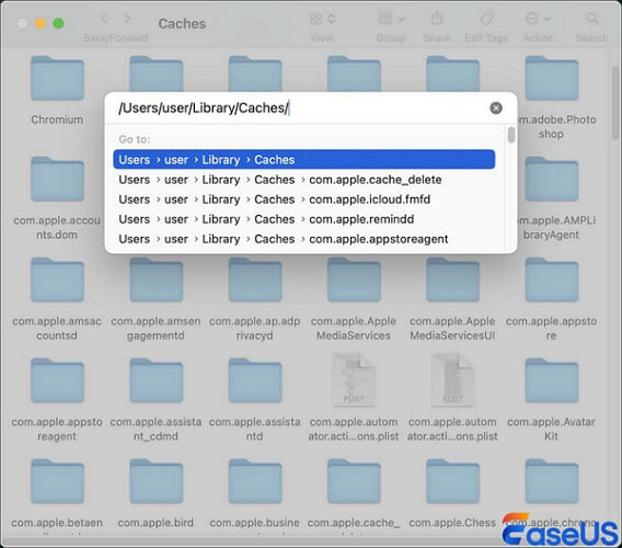 폴더 경로명 입력