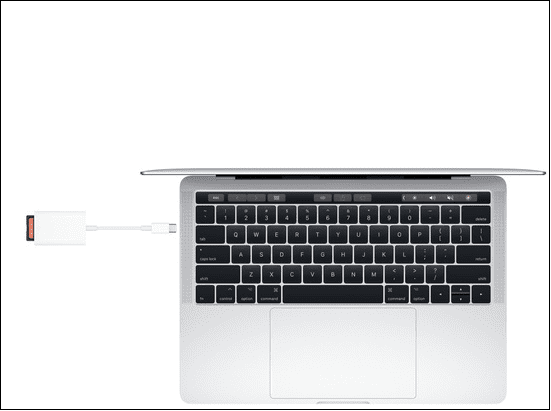 다른 SD 카드 리더기 사용