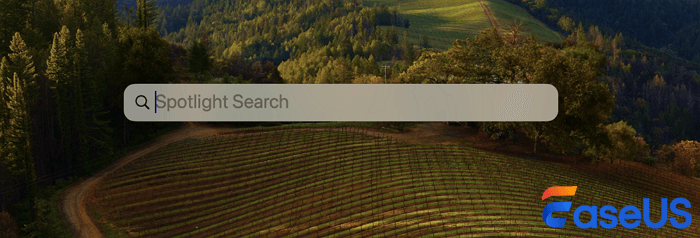 Mac에서 스포트라이트 켜기