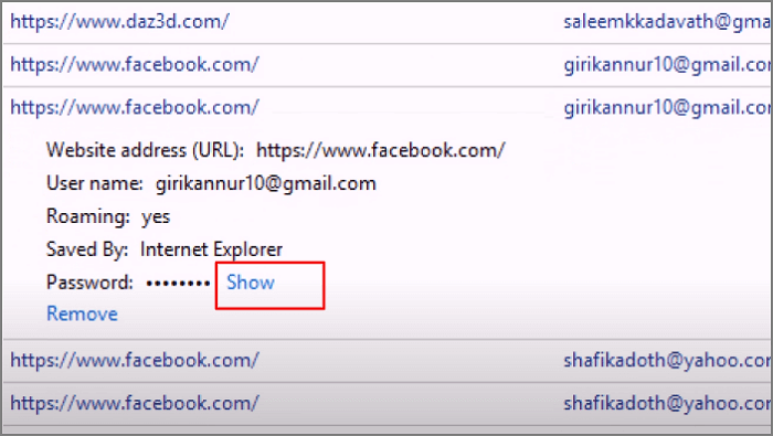 표시를 클릭하십시오