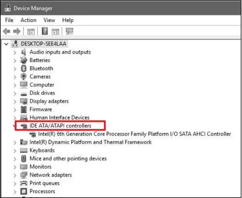 ide ata/atapi 컨트롤러