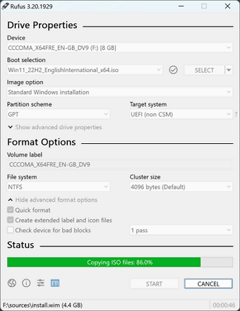 클린 설치 윈도우 10