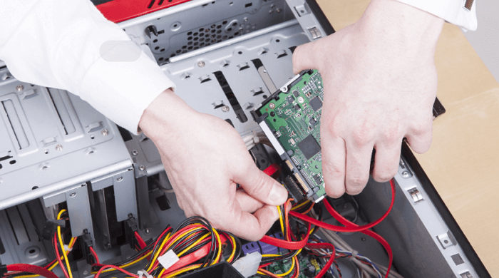 외장 하드 드라이브를 컴퓨터에 직접 연결