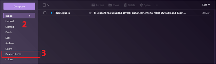 삭제 된 아이템