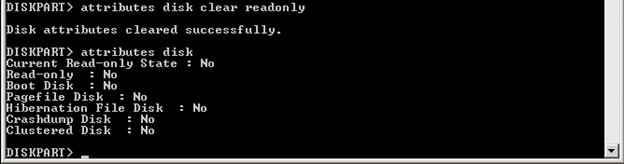 손상된 메모리 SD 카드를 수정하기 위해 읽기 전용 지우기